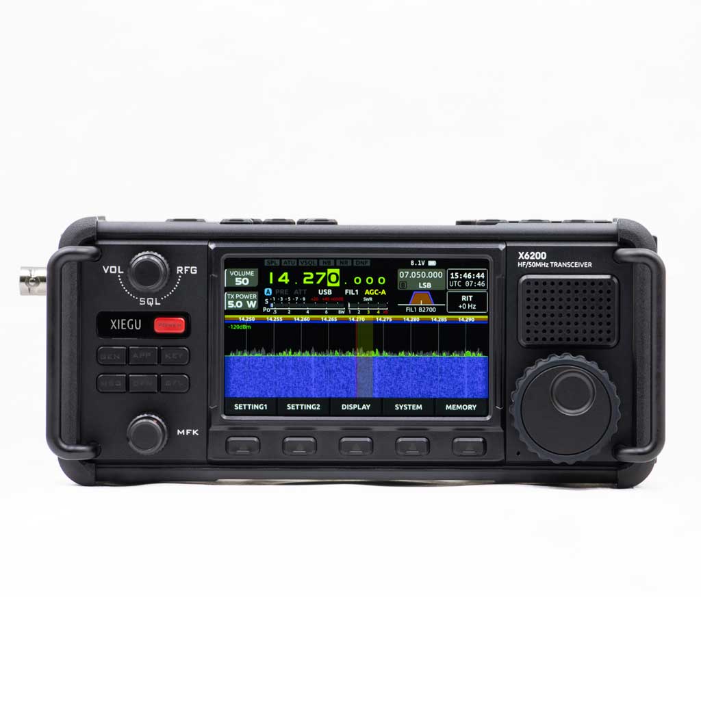 Xiegu X6200 HF & 6 m Amateur SDR Transceiver